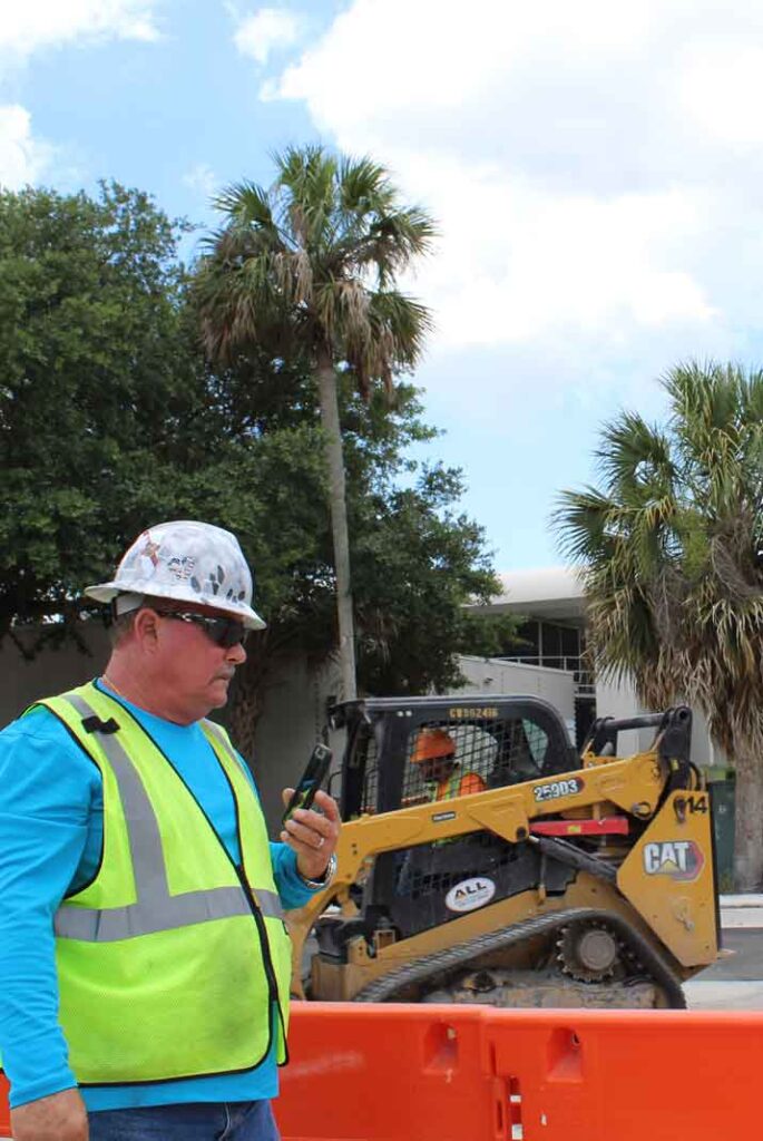 Superintendent on job site